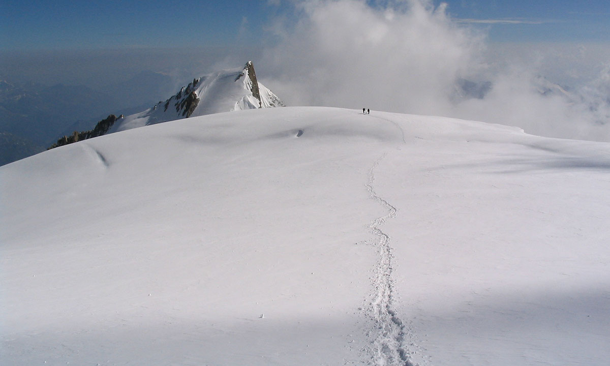 Mont Blanc - my 1st Mont Blanc ever, on 14th May 2003