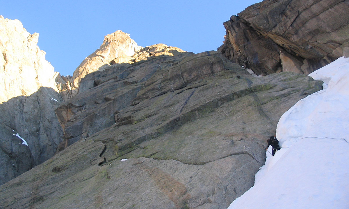 Aiguille des Ciseaux- Voie Troussier