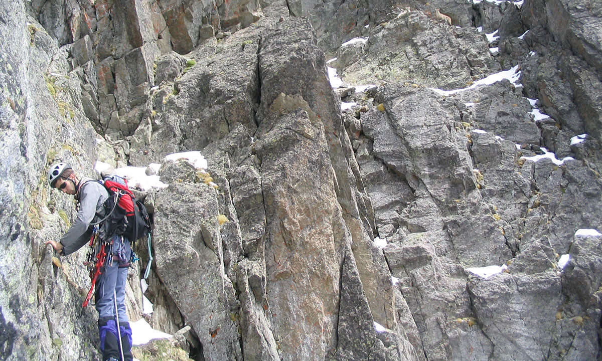 Aiguille Crochues Traverse  in the Aiguilles Rouges with Thomas Sweden and Carlos Baquero