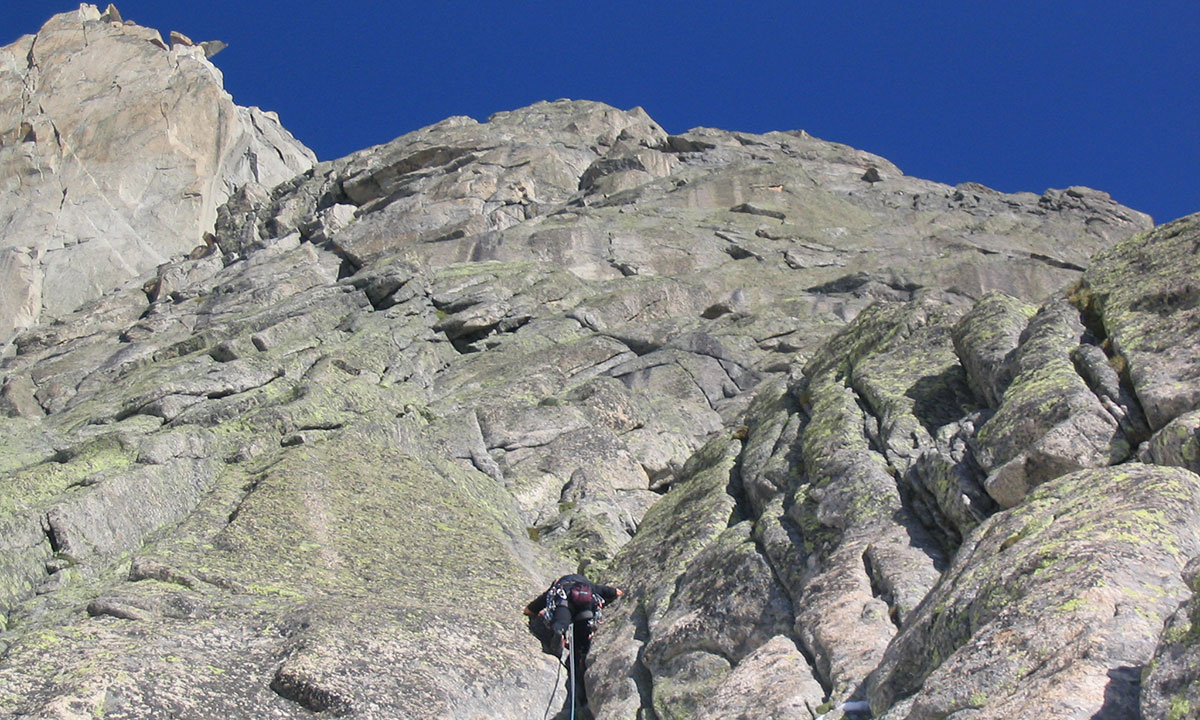 Aiguille des Ciseaux- Voie Troussier