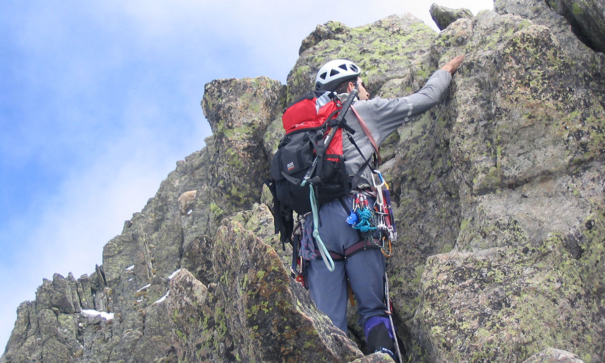 Aiguille Crochues Traverse  in the Aiguilles Rouges with Thomas Sweden and Carlos Baquero