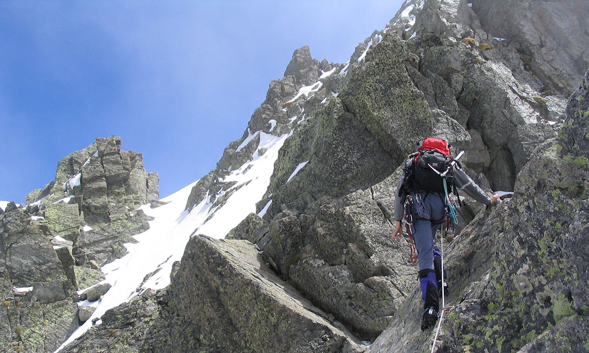 Aiguille Crochues Traverse  in the Aiguilles Rouges with Thomas Sweden and Carlos Baquero