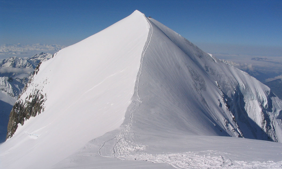 Domes de Miage - Ski touring Massif Mont Blanc with Damien Sudres, Fauzi Kechana and Thomas Sweden