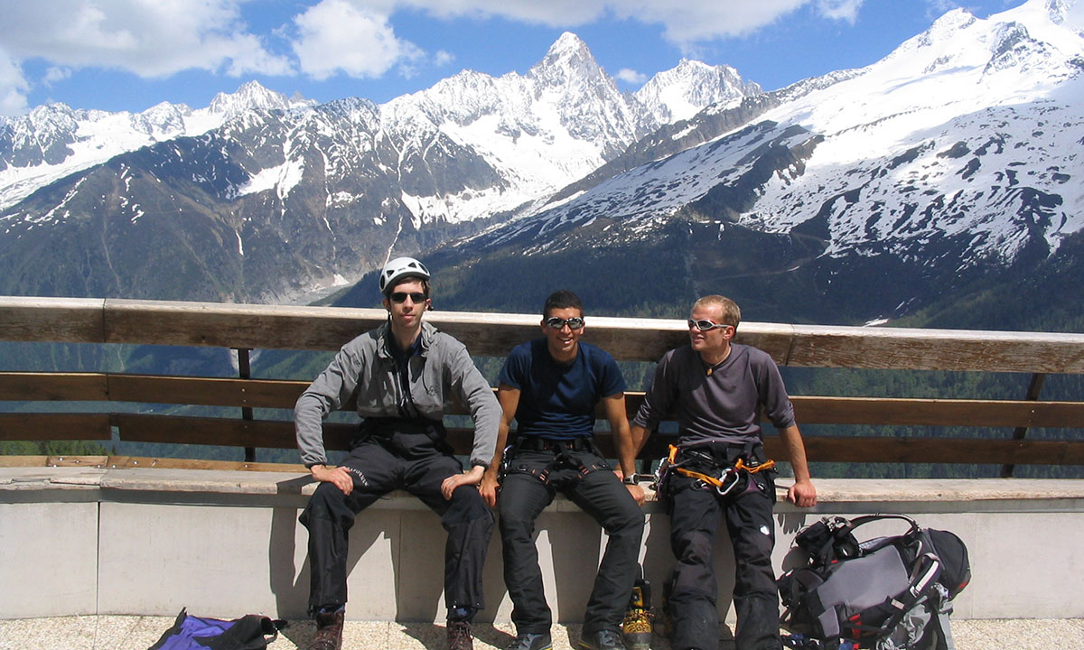 Aiguille Crochues Traverse  in the Aiguilles Rouges with Thomas Sweden and Carlos Baquero