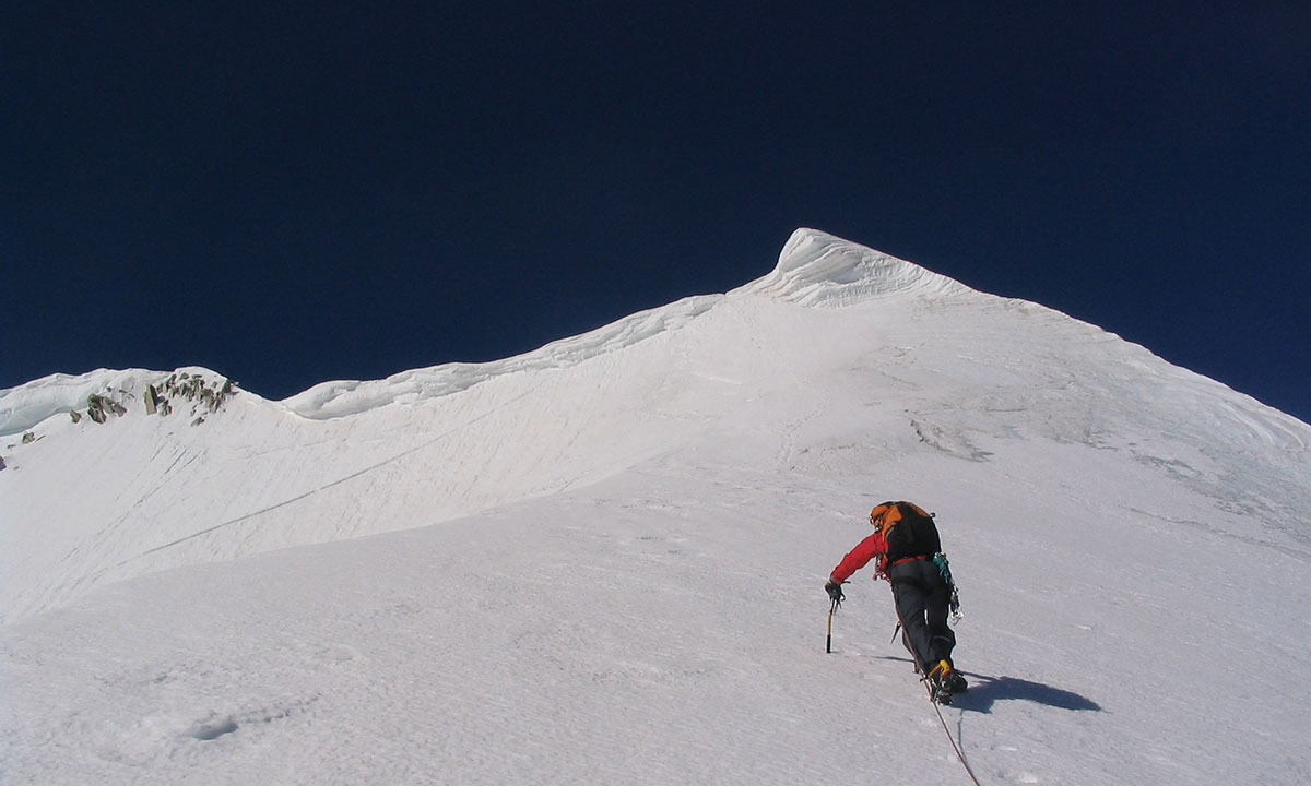 Aiguille d'Argentiere - via Bettembourg with Kim Van Hove