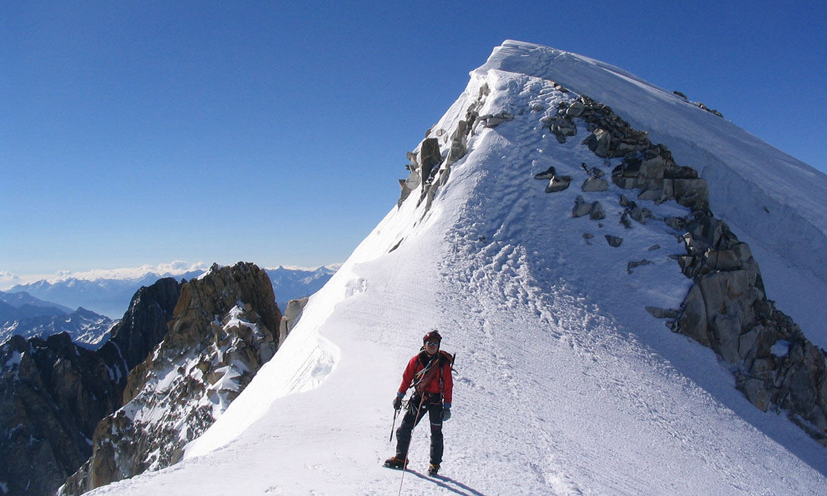 Aiguille d'Argentiere - via Bettembourg with Kim Van Hove