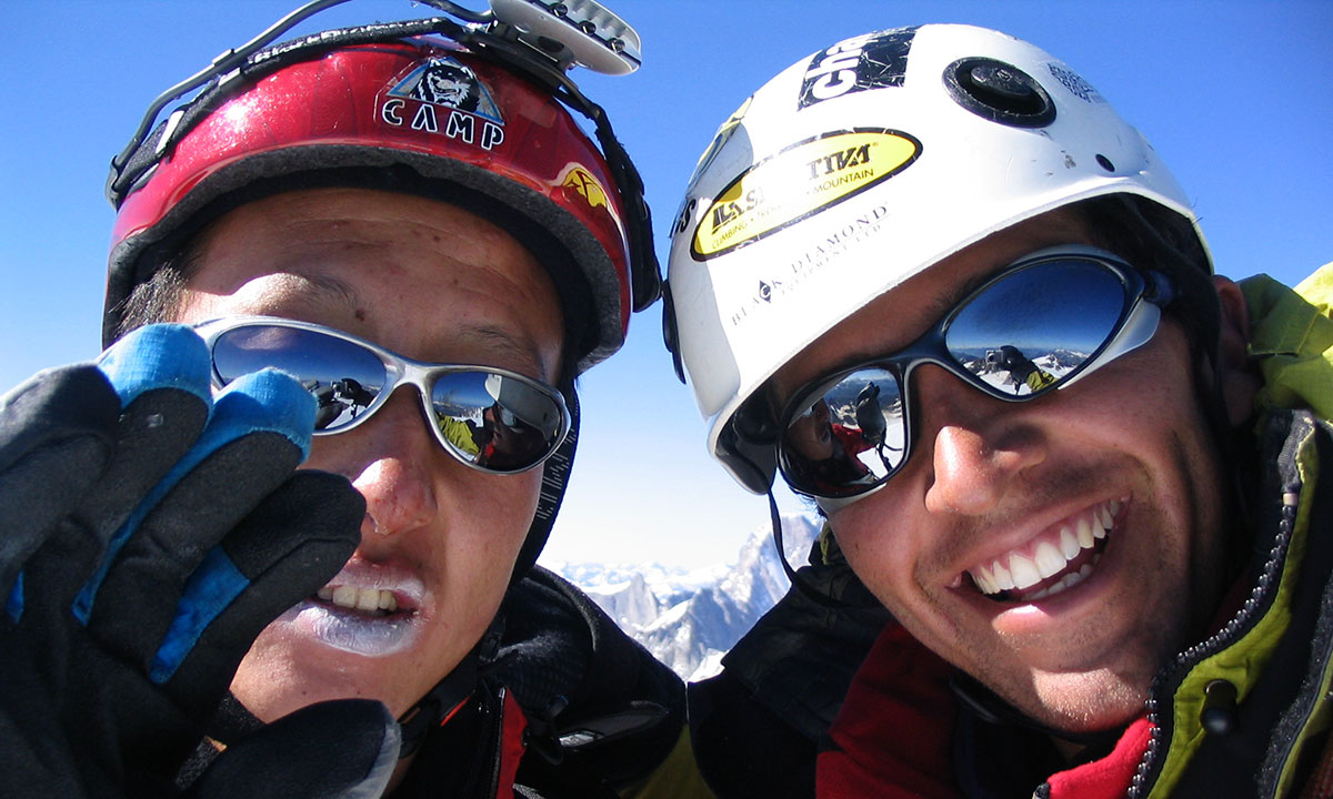 Aiguille d'Argentiere - via Bettembourg with Kim Van Hove