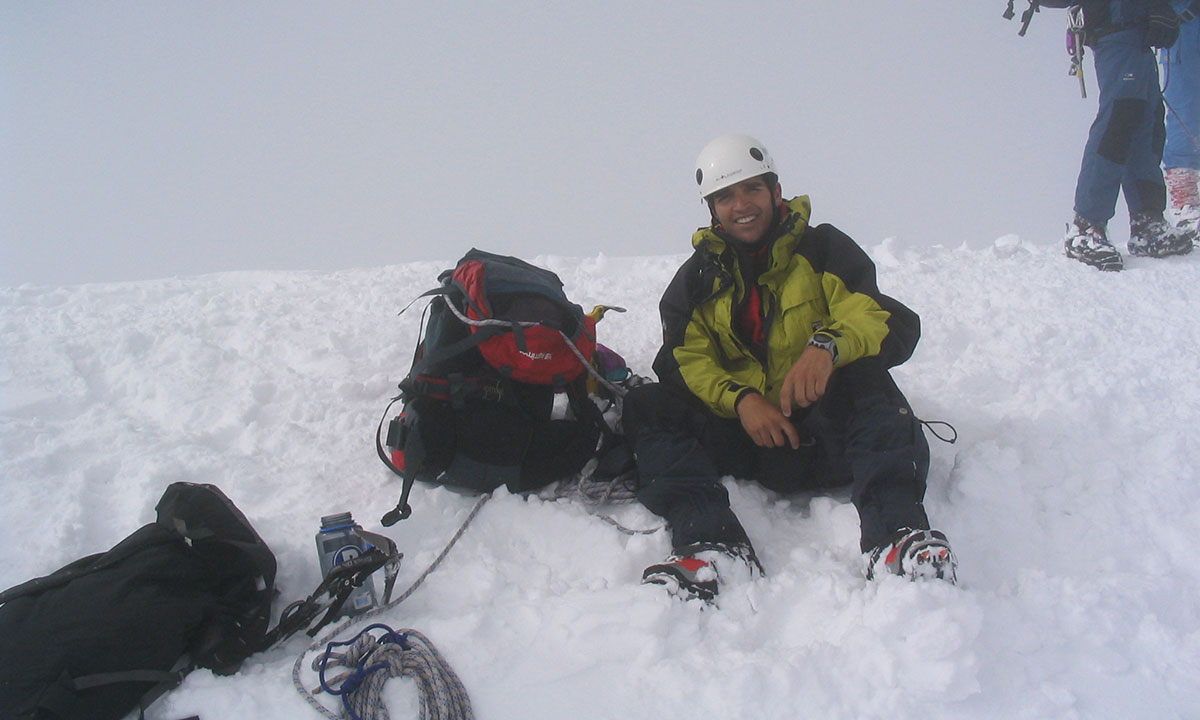 Mont Blanc - my 1st Mont Blanc ever, on 14th May 2003