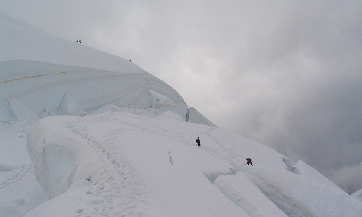 Mont Blanc - my 1st Mont Blanc ever, on 14th May 2003
