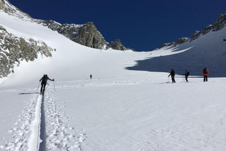 Ski Touring... Col d'Argentière in Chamonix